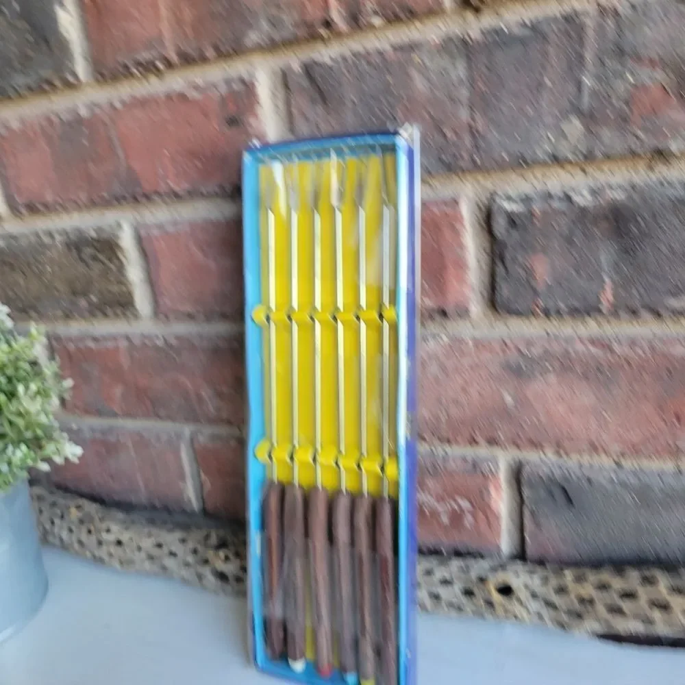 Vintage Fondue Forks Set